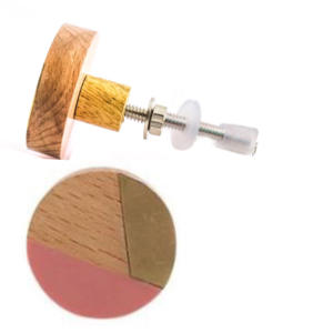 ประตูลิ้นชักทองเหลืองทำจากไม้เรซิ่นสีชมพูพร้อมลูกบิดและที่จับดึงสำหรับห้องครัวห้องนอนกลางแจ้งโรงแรมห้องนั่งเล่นโรงเรียนและคลังสินค้า - Product Image 2