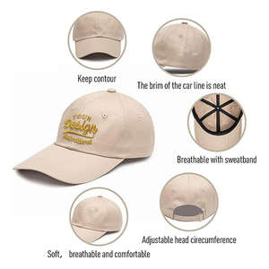 Gorra Trucker Deportiva Ajustable de Algodón Transpirable con Logotipo Bordado en 3D Personalizado, Gorra de Béisbol Clásica - Product Image 5