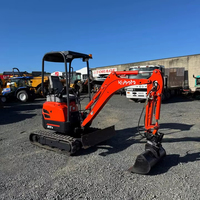 Miniexcavadoras Kubota U17-3 Usadas, Miniexcavadora Hidráulica BT-4 para Trabajos Agrícolas, Jardinería y Construcción