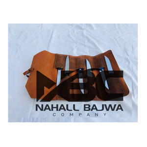 หนักที่กำหนดเองมีดหนังม้วนขึ้นถุงสำหรับการเดินทางเครื่องมือหลายจัดเก็บกระเป๋าพ่อครัวมืออาชีพมีดปก2023สไตล์ - Product Image 4