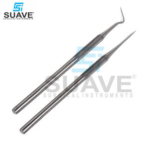Herramienta de sonda de explorador de higiene dental de acero inoxidable con selección de Limpieza de dientes de dentista de un solo extremo de SUAVE SURGICAL INSTRUMENTS - Product Image 3