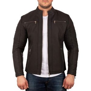 Conçue pour les motards qui attachent de l'importance à la qualité, cette veste de motard en cuir d'agneau véritable allie un design robuste et un confort luxueux. - Product Image 3