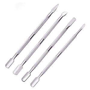 Empujador de uñas de cutícula de acero inoxidable 2025 de último diseño 100% de calidad superior - Product Image 5