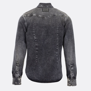 Veste Denim Hiver Homme Style Vintage Logo Personnalisé Avant Tricoté Respirant Coupe-Vent Extérieur - Product Image 3