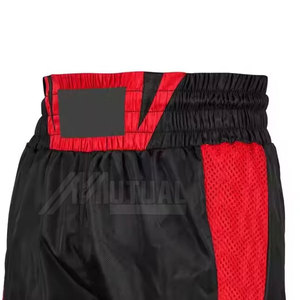 Mới đến tùy chỉnh phù hợp với quần short đấm bốc dệt kim Giữa eo thoáng khí rắn nhanh trên toàn thế giới vận chuyển trực tiếp OEM Dịch Vụ Nhà cung cấp - Product Image 4