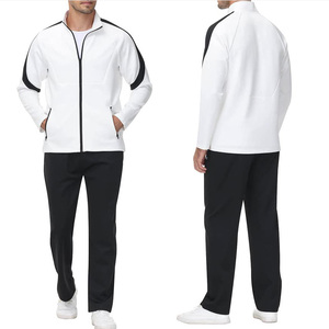 Survêtement Slim Fit décontracté pour hommes, confortable avec fermeture éclair, logo personnalisable de grande taille, style à la mode, meilleures ventes - Product Image 3