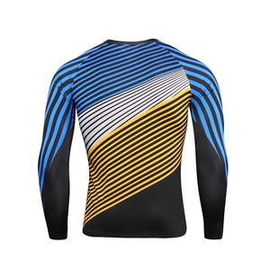 Camiseta de Compresión MMA de Manga Larga con Estampado por Sublimación, 240g, Poliéster/Nailon, para Adultos, con Logotipo Personalizado, Artes Marciales - Product Image 6