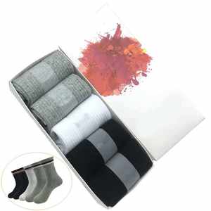 Chaussettes d'automne personnalisées pour hommes-Isolation douce et durable Séchage rapide Idéal pour l'automne Mode vêtements décontractés Commandes en gros Marque personnalisée - Product Image 5