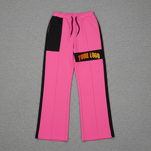 Pantalones Jogger Holgados de Algodón 100% Hechos a Medida de Alta Calidad para Mujer, Pantalones Deportivos Transpirables de Pierna Ancha y Recta Estilo Hip Hop - Product Image 4