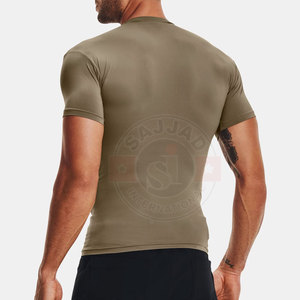 Ropa de entrenamiento para hombre, camisetas personalizadas de LICRA para entrenamiento muscular, correr, gimnasio - Product Image 2