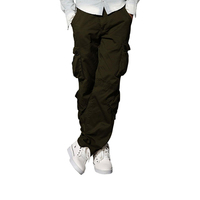 Pantalon tactique cargo léger pour homme, taille mi-haute, multi-poches, pour activités de plein air, randonnée, chasse et combat