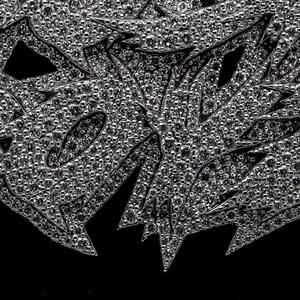 Collar con colgante de diamante de moissanita de diseño único para mujer, joyería de uso diario disponible a precios de exportación - Product Image 5