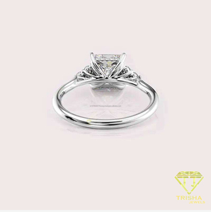 Indian Exporter Moissanite Engagement Ring for Bridal Accessories Wedding Ceremony Anniversary Celebration Available For Sale - Product Image 1