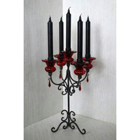 Porte-bougies à thé en métal argenté, modernes, personnalisables, faits à la main, pour la table de Noël, ensemble de 3, design en forme de U