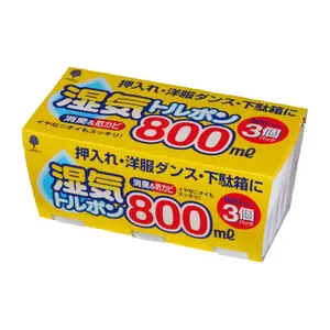बासी दैनिक उत्पाद लोकप्रिय गंध एलिमिनेटर प्रीमियम नमी अवशोषक J-6005 TORUPON नमी अवशोषक 800 ml 3 बक्से