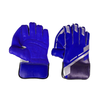 Gants de sport professionnels pour adultes, conçus sur mesure, à fermeture à pression, légers et respirants, pour le cricket et l'équipement de wicket.