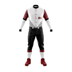 Uniformes de Béisbol Personalizados al por Mayor, Transpirables, Estampados, con Logotipo Personalizado, para Hombre, 100% Poliéster, para Equipos - Product Image 2