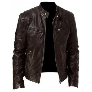 Chaqueta de cuero genuino de edición limitada para hombre, talla estadounidense, cuero de cordero con apliques, bordado de diamantes, la mejor moda de alta calidad - Product Image 1