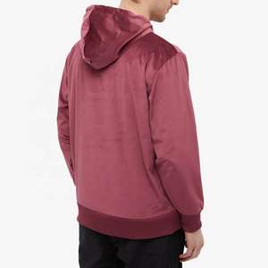 Conjunto de Dos Piezas de Sudadera con Capucha y Pantalones Deportivos de Terciopelo para Hombre, 100% Algodón, Invierno, Moderno - Product Image 2