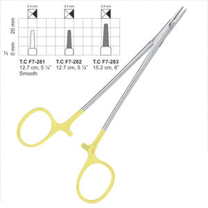 Porte-aiguilles Arruga Astrin, semi-plaqué or, en acier inoxydable, instrument manuel, certifié CE, classe I - Product Image 2