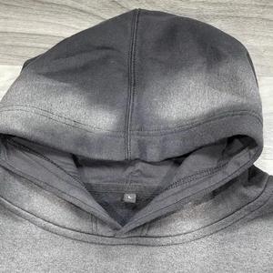 เสื้อฮู้ดดี้ผ้าฝ้าย 100% หนัก 400 กรัม ซักย้อมแบบแอซิดวอช สวมใส่สบายสำหรับผู้ชายในฤดูหนาว - Product Image 3