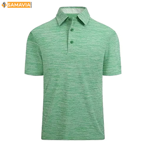 Polo bordado de punto de algodón para hombre, ajuste regular, transpirable, informal y semi formal, OEM ODM, disponible a bajo precio - Product Image 4