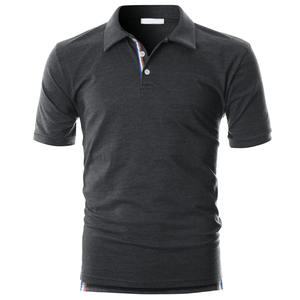 Camisas de golf personalizadas, camisetas de algodón de tela de Piqué, polos bordados de secado rápido, polos sólidos para hombres - Product Image 1