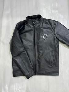 เสื้อแจ็คเก็ตหนังวัวแท้สั่งทำพิเศษ พร้อมโลโก้และสีที่กำหนดเองได้ มีทุกขนาด - Product Image 6