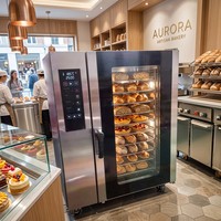 Four à convection électrique à 10 plateaux avec vapeur, écran tactile intelligent, four de boulangerie pour restaurant, restauration, acier inoxydable, CE 50 60Hz