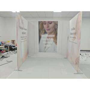 Mramorna Podjetna Stena Z Prepletem 10ft X 8ft Fotografski Booth Display Panel Izložbena Stena - Product Image 1