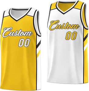 Ensemble de maillot de basket-ball réversible personnalisé respirant et imprimé pour votre propre équipe homme vêtements pour vêtements de basket-ball - Product Image 1
