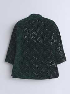 Sherwani Étnico de Seda para Niños, Traje Tradicional Pakistaní Indio para Niños, Sin Arrugas, para Bodas y Fiestas - Product Image 4