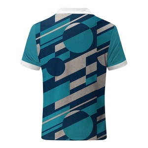 Polo de Golf con logotipo personalizado de lujo para hombre, 100% poliéster, tejido de punto, impresión por sublimación, polos de Golf de alta calidad - Product Image 3