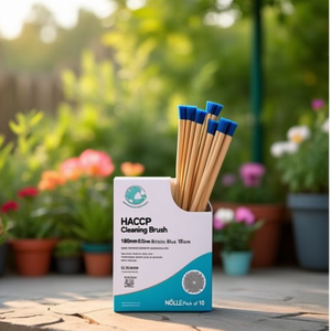 HACCP Cleaning <b>Brush</b> 180mm 0.50mm Blue Bristles NLLE-Pack of 10 - Product Image 3