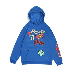 Sudaderas con Estampado Puff para Hombre al por Mayor con MOQ Bajo, Ropa Cómoda con Estampado Puff - Product Image 1