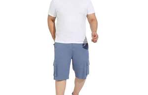 low price casual gym short pants man's sports Summer Men Fashion Shorts Streetwear Double <b>Layer</b> silky Shorts - Product Image 5