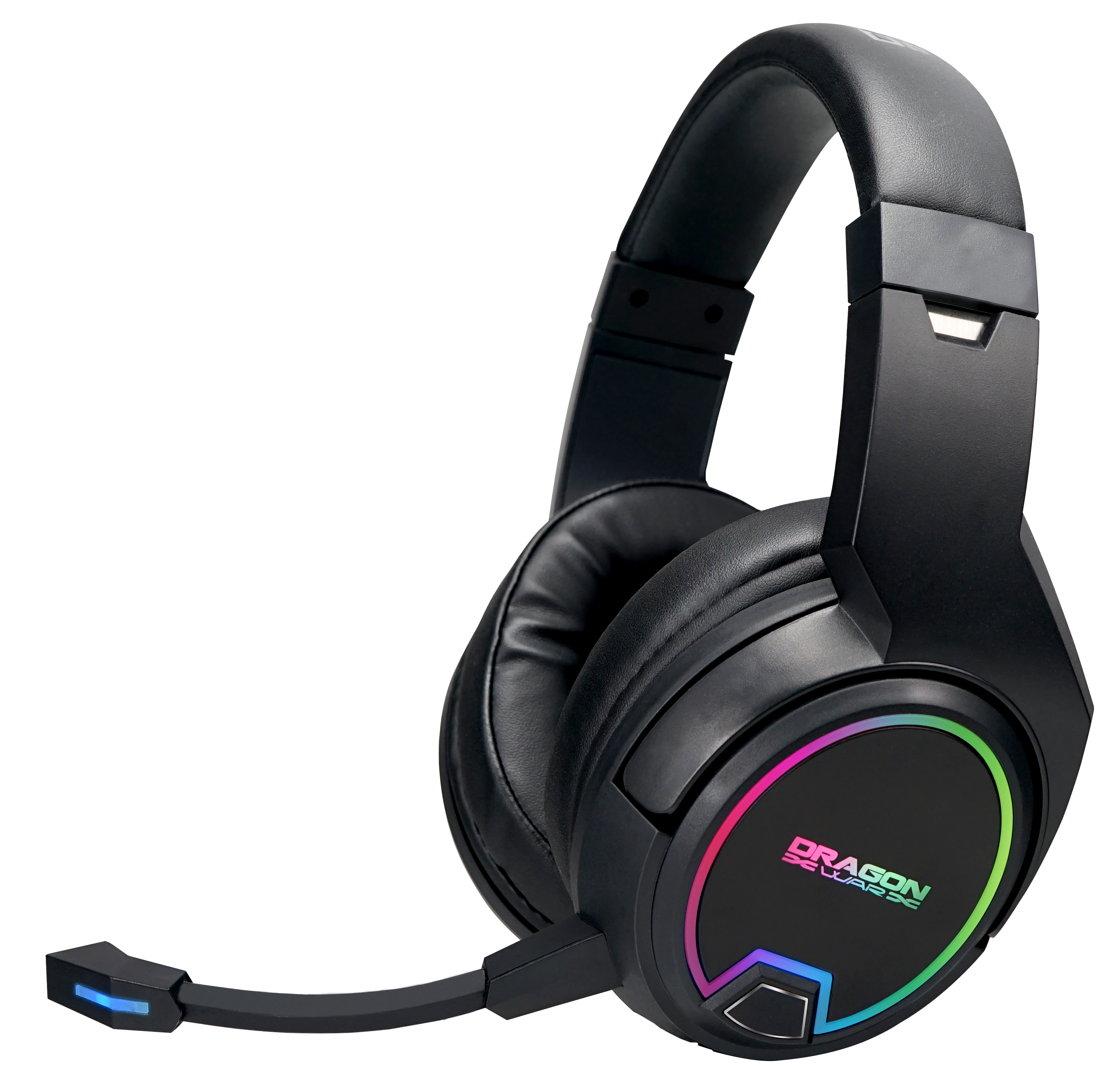 Беспроводная игровая гарнитура с микрофоном Dragon War private mold design 7,1 объемный звук RGB USB приемник