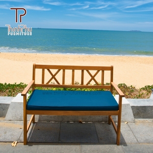 Banco de Madera de Acacia Maciza para Exteriores - Diseño Confortable para Patio, Parque, Centro Comercial y Uso en Hoteles - Muebles Thinh Phu - Product Image 5