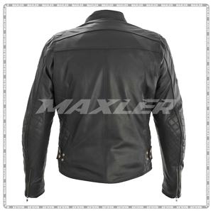 Ropa deportiva aprobada por la CE para mujer, chaqueta de cuero impermeable a prueba de viento y resistente al agua, elegante chaqueta de motociclista de talla grande - Product Image 2