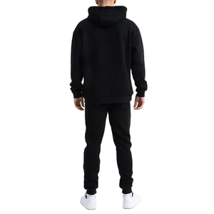Conjuntos Deportivos de Dos Piezas con Capucha y Cordón Ajustable, Cómodos para Entrenamiento y Jogging, Personalizados OEM, para Hombre, Ropa Deportiva Urbana, 100% Algodón Sólido - Product Image 3