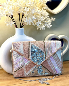 Fashion Beaded Handmade Evening Clutch <b>Bag</b> <b>Ladies</b> Party Bride Embroidered <b>Bag</b> Beads for Making Hand <b>Bag</b> - Product Image 1