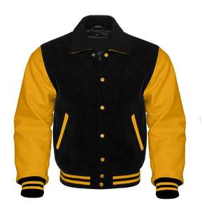 Customized High Quality Unisex Varsity <b>Jacket</b> with Custom Logo Front Position Plus Size Hooded Windproof Quilted Wholesale - Product Image 1