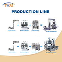 Peseuse multi-têtes automatique de haute précision à 12 têtes pour machine de remplissage de produits chimiques, boissons, poudres, bonbons et café