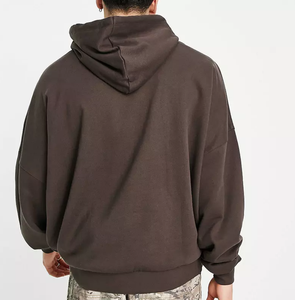 Sweat-shirts à capuche pour hommes en gros, pas chers, 100% coton, chauds pour l'hiver, élégants, brodés, impression numérique, surdimensionnés - Product Image 6