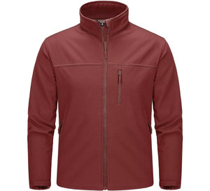2026 nueva chaqueta Softshell estándar para hombres, diseño informal sólido, Oem, chaqueta ligera para senderismo al aire libre para hombres, tela de lana de invierno - Product Image 3