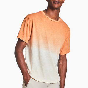 Camiseta extragrande de algodón 100% de color personalizado para hombre, suministro ODM, tipo de tela de lona - Product Image 4
