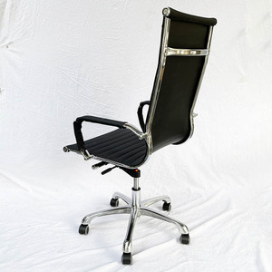 Chaise de bureau pivotante à dossier haut MFMB03, revêtement en similicuir, réglable en hauteur avec appui-tête ajustable, pour la maison, l'atelier, l'hôpital, l'hôtel - Product Image 5
