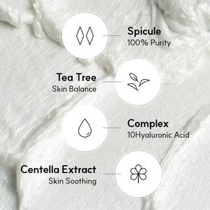 Nettoyant moussant Neul20s Spicule Cica 100 ml avec acide hyaluronique et centella, nettoyant exfoliant doux pour le visage pour le contrôle du sébum - Product Image 3