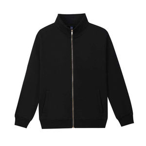 Algodón de alta calidad ropa de calle polar algodón negro Sudadera con capucha logotipo personalizado pulóver Sudadera con capucha recortada hombres de talla grande hombres - Product Image 1
