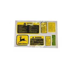 Kit d'autocollants pour capot de tracteur AR47091 AR34177 AR52393, compatible avec John Deeree 2520 3020 4010 5010 6030 - Product Image 1